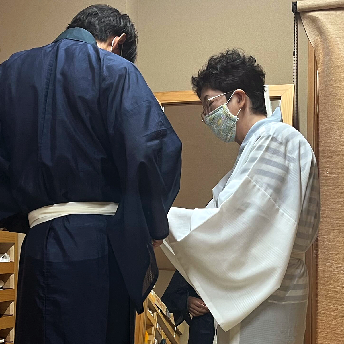 男着物の着付け教室