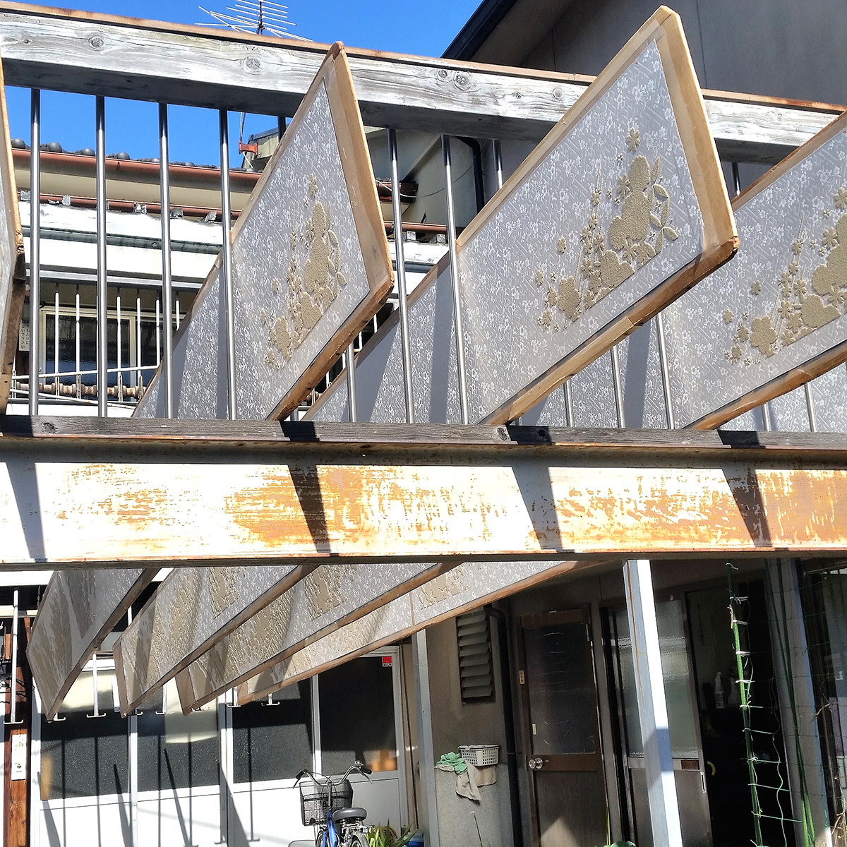 京友禅染工房での染色体験