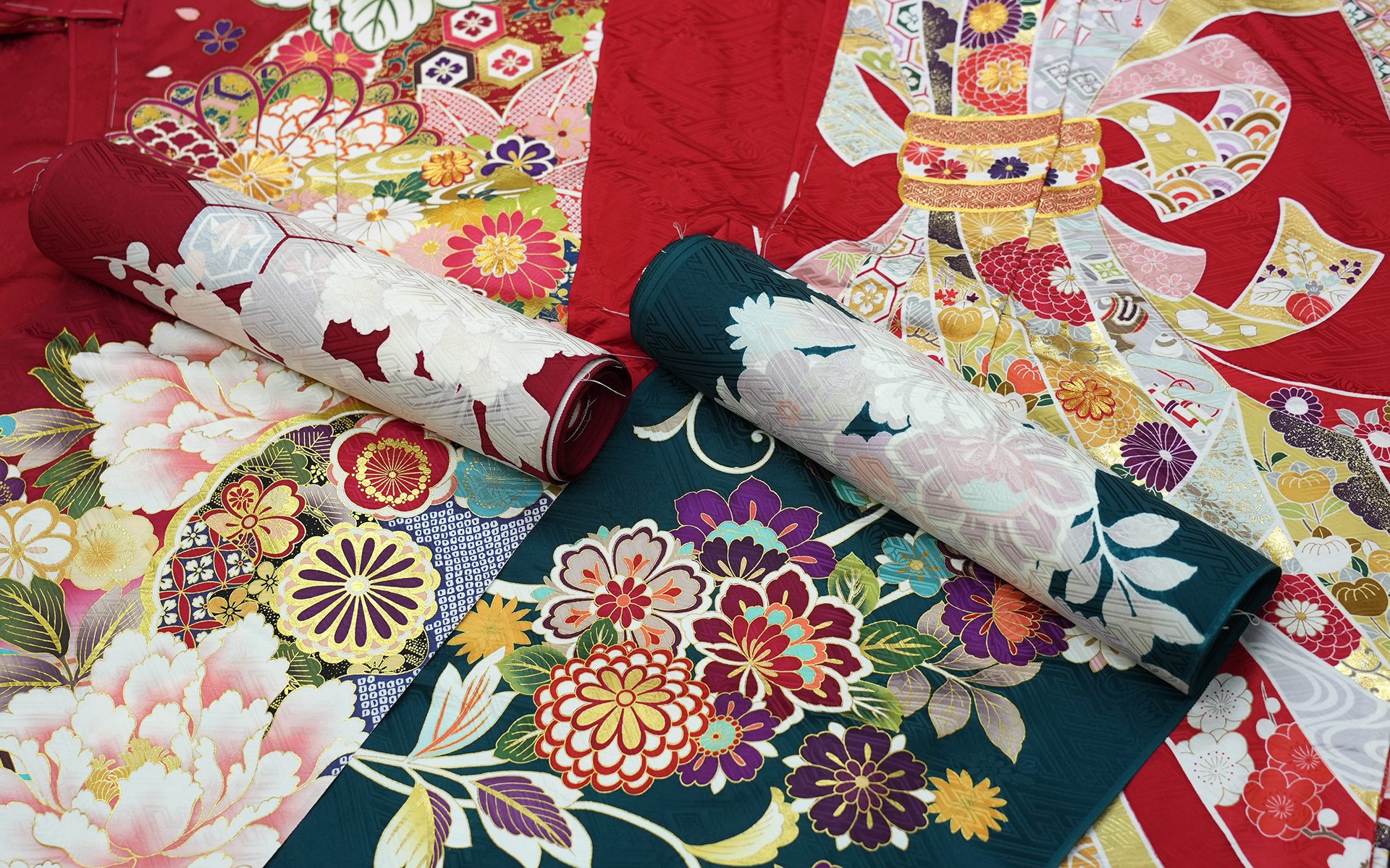 京友禅染工房での染色体験