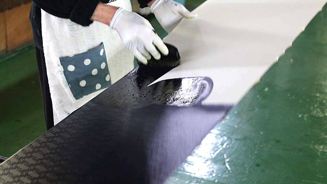 引き染め用の刷毛