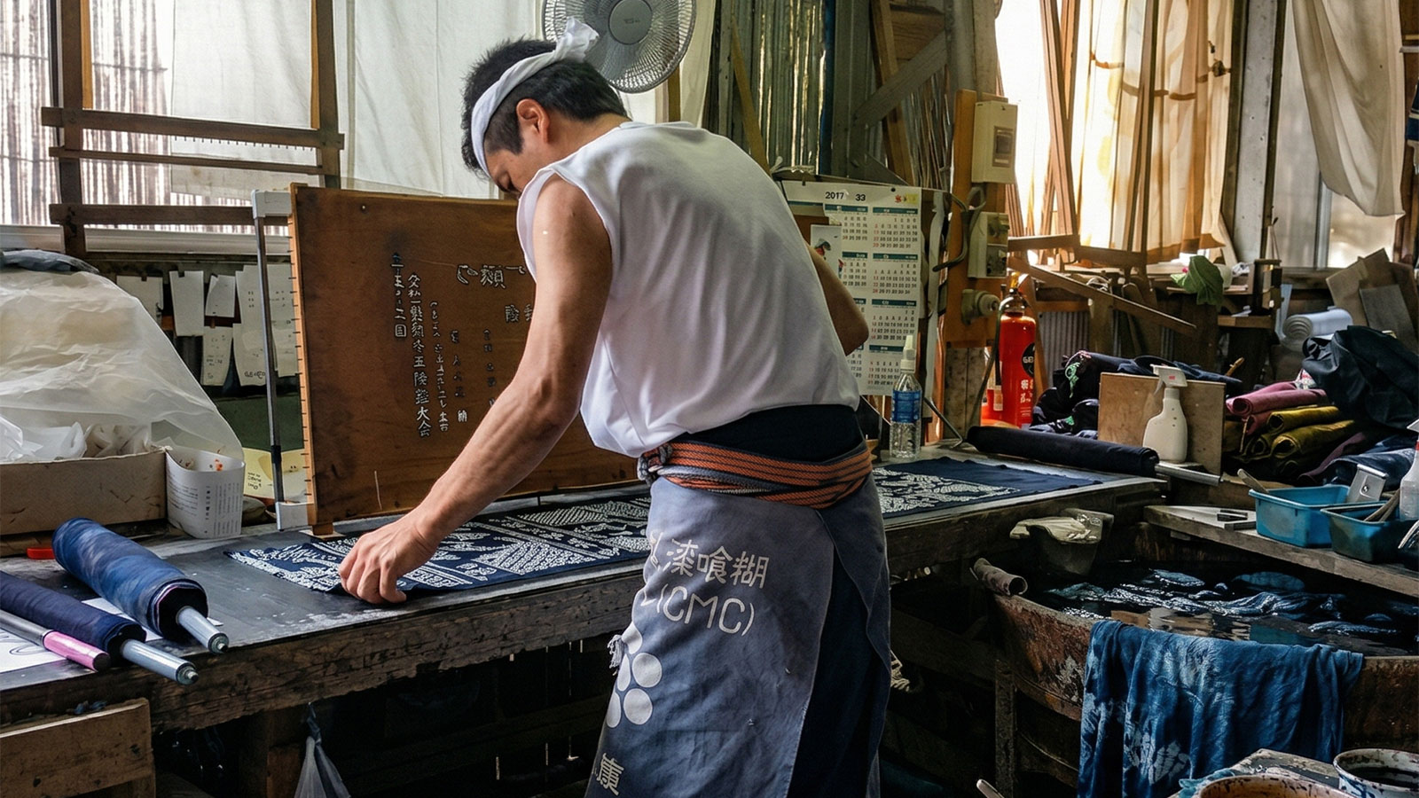 メンズ浴衣 注染