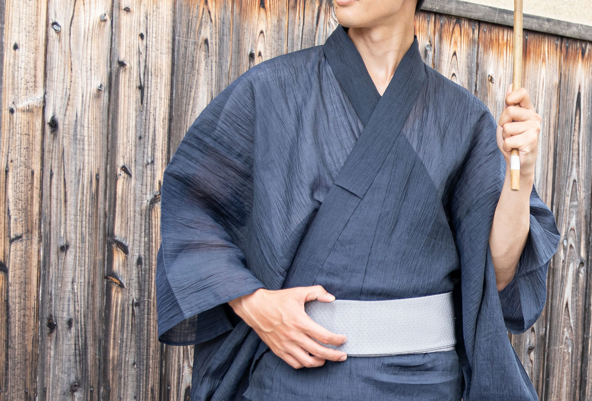 メンズ浴衣 本物志向の浴衣