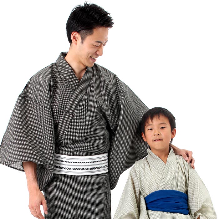 親子ペアルック浴衣