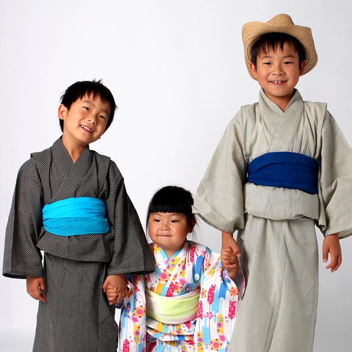 親子ペアルック浴衣