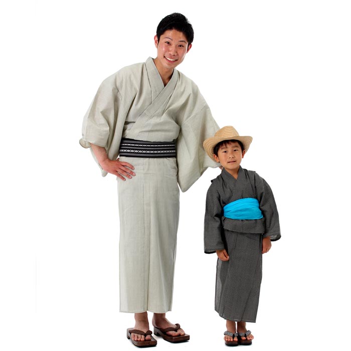 親子ペアルック浴衣