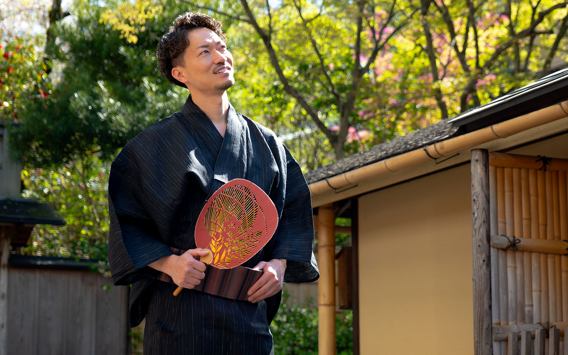 5MKO391  浴衣  着物 男性用  小紋  シンプル オシャレ 浴衣 メンズの選び方 | 男着物の加藤商店【公式】