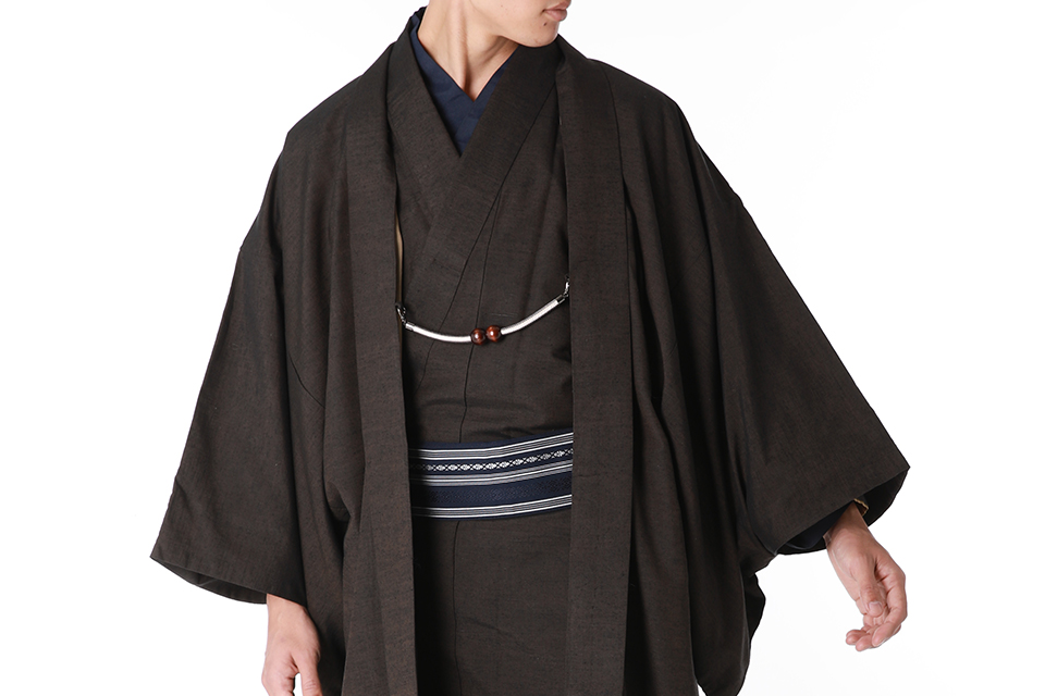 男着物 正絹 紬