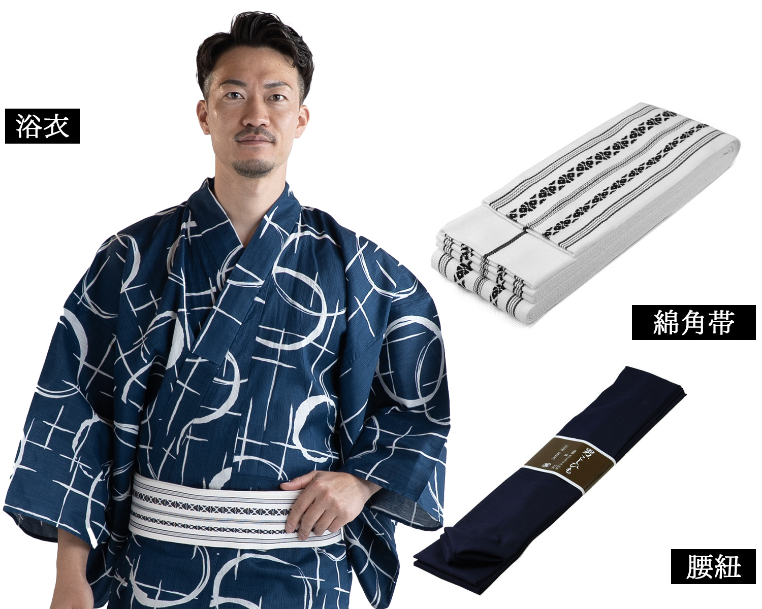 メンズ浴衣 セット内容