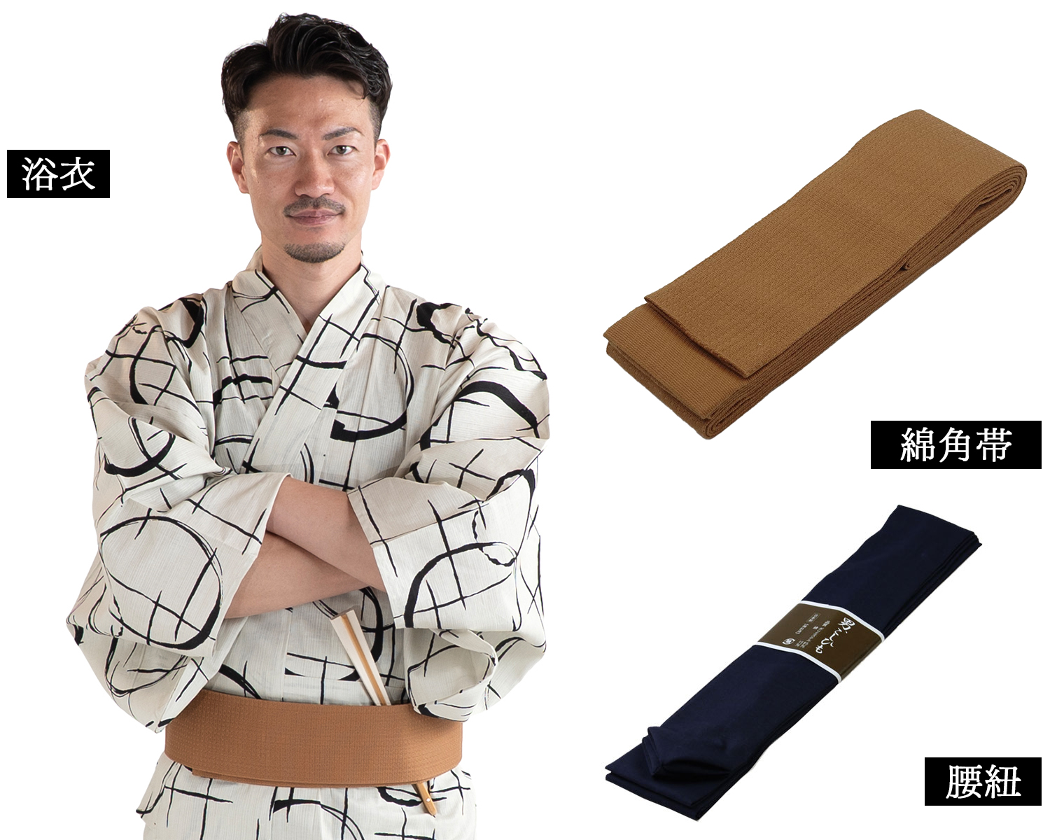 メンズ浴衣 セット内容