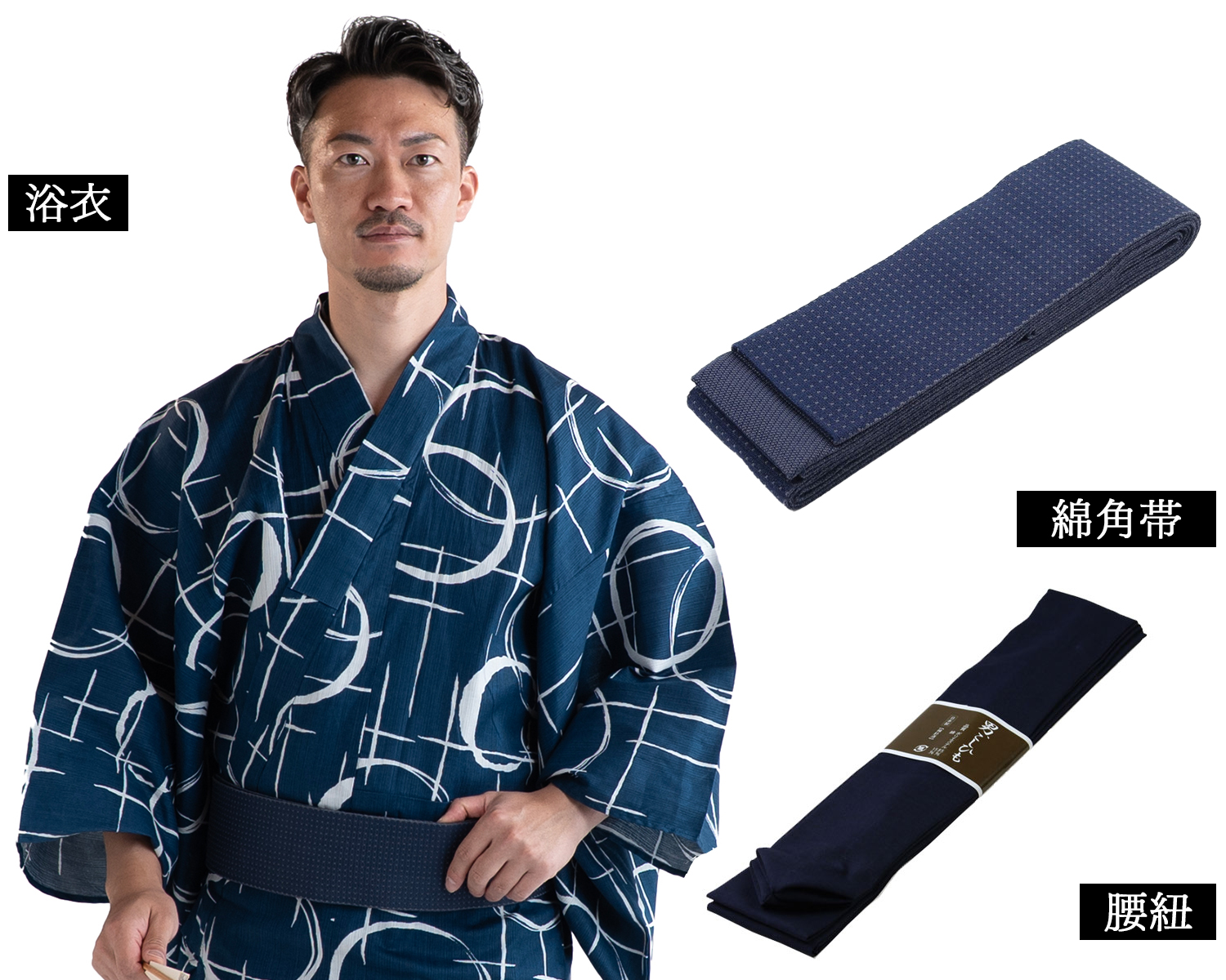 メンズ浴衣 セット内容