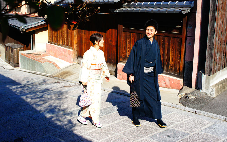 男の洗える着物・紬(全10色)　仕立て代込