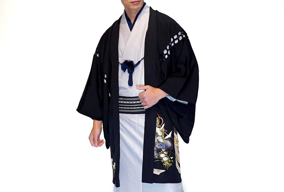 黒留袖の男羽織