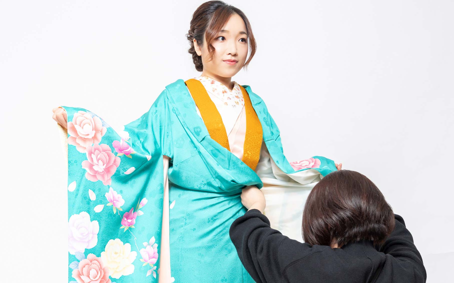 着物レンタル レッスン付き着物