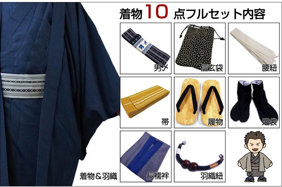 着物10点フルセット内容