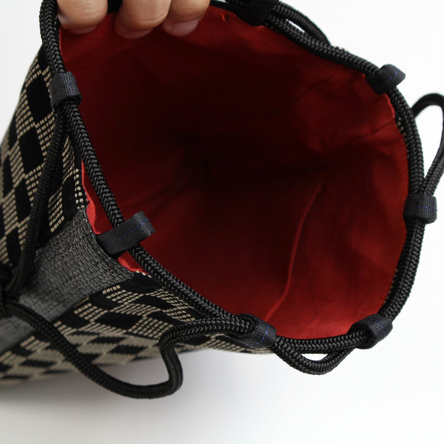 信玄袋(印伝調)/和装バッグ/着物・浴衣バッグ/日本産