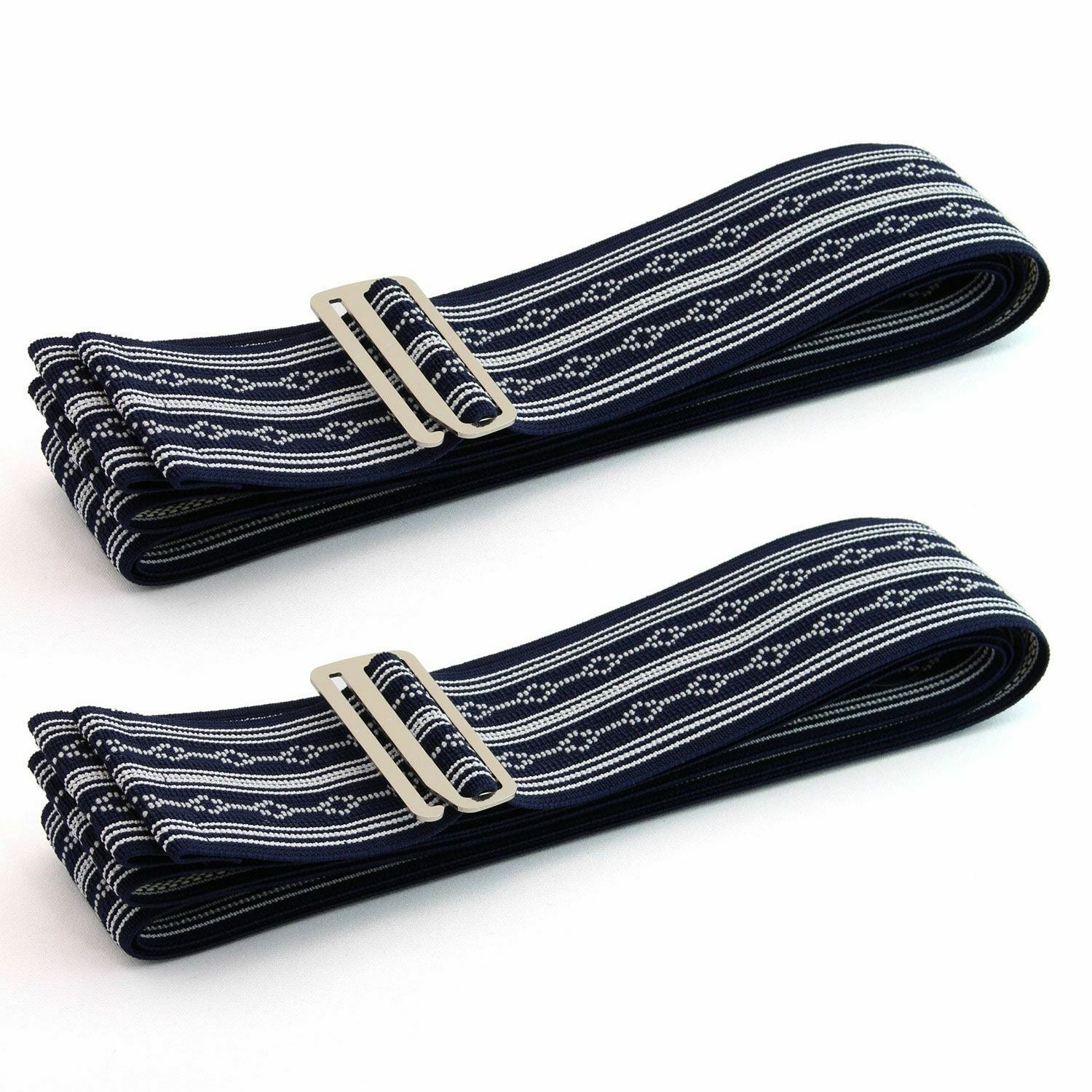男締めゴム製ウエストベルト2本セット