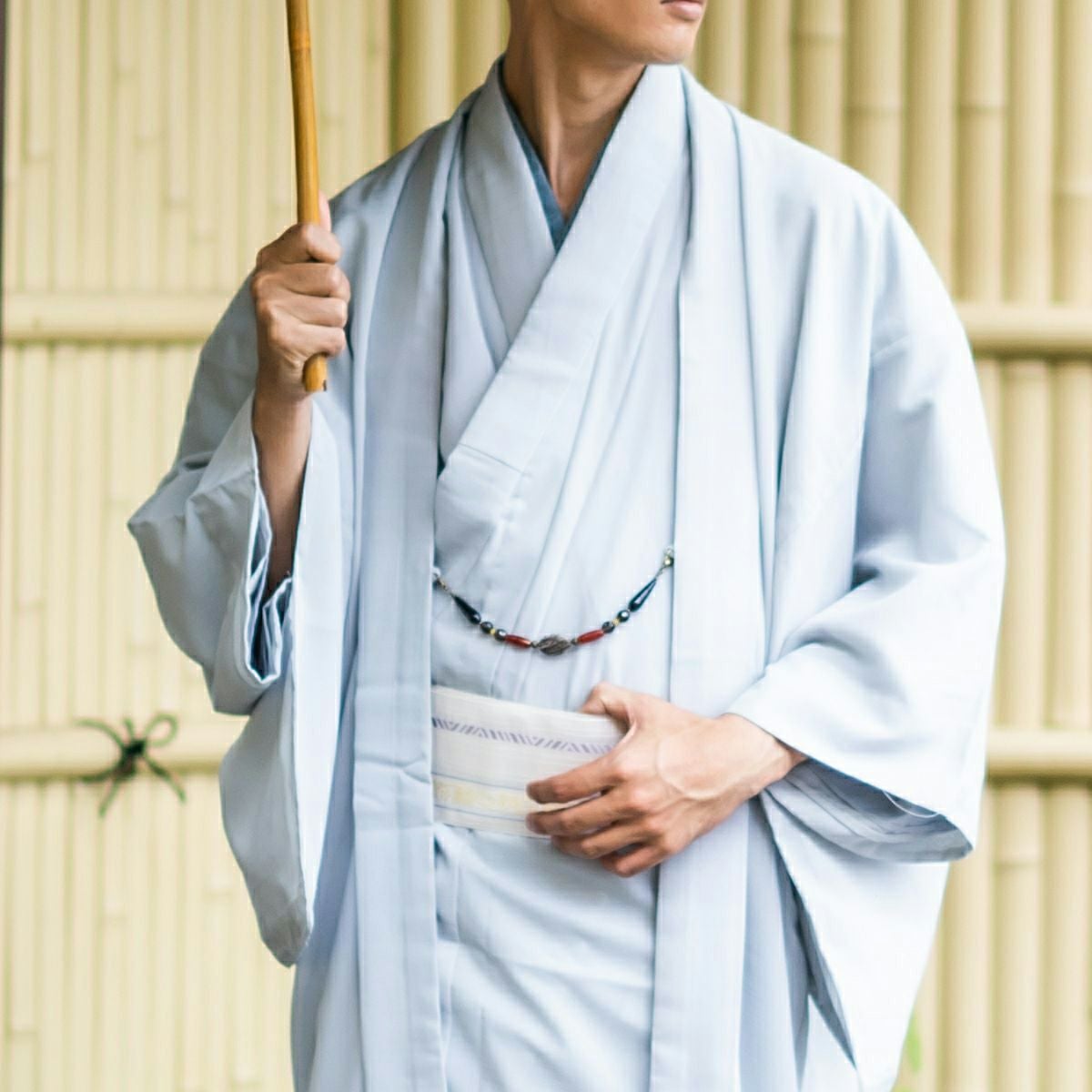 仕立てオーダー着物(もしくは羽織) 色無地 紗 洗える着物 | 男着物の