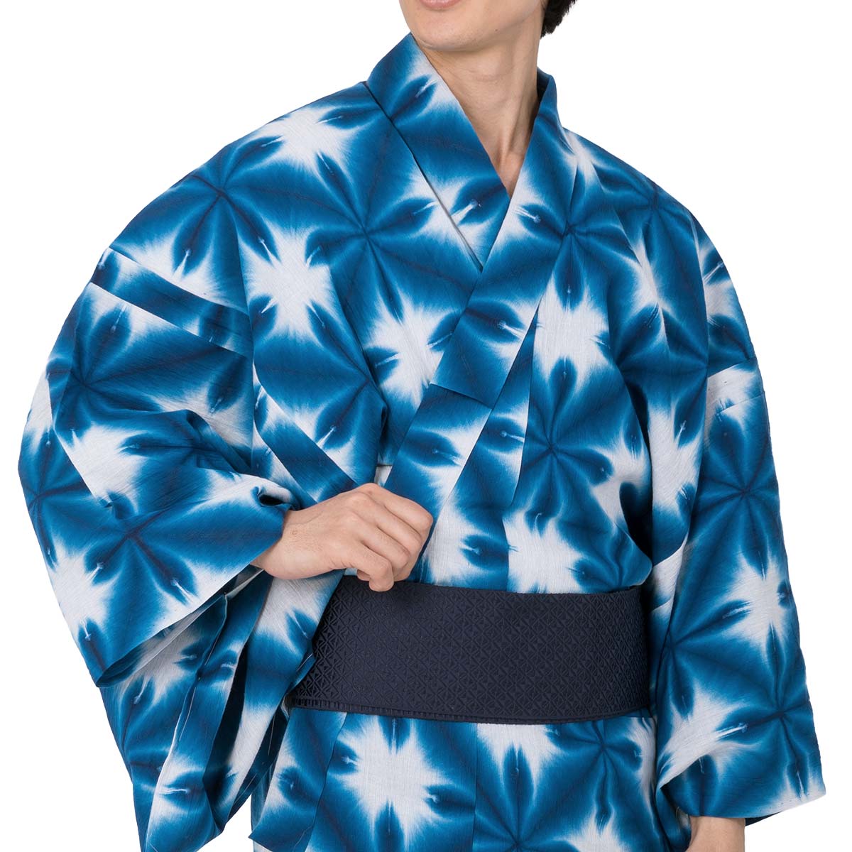 仕立てオーダー浴衣 夏着物 雪花絞り