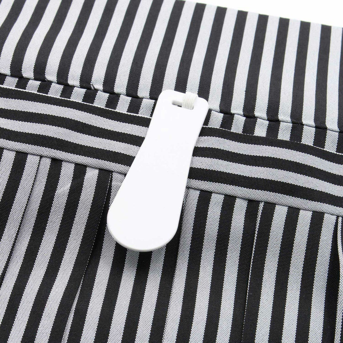 男性袴 交織縞 無双 行燈袴 白黒縞