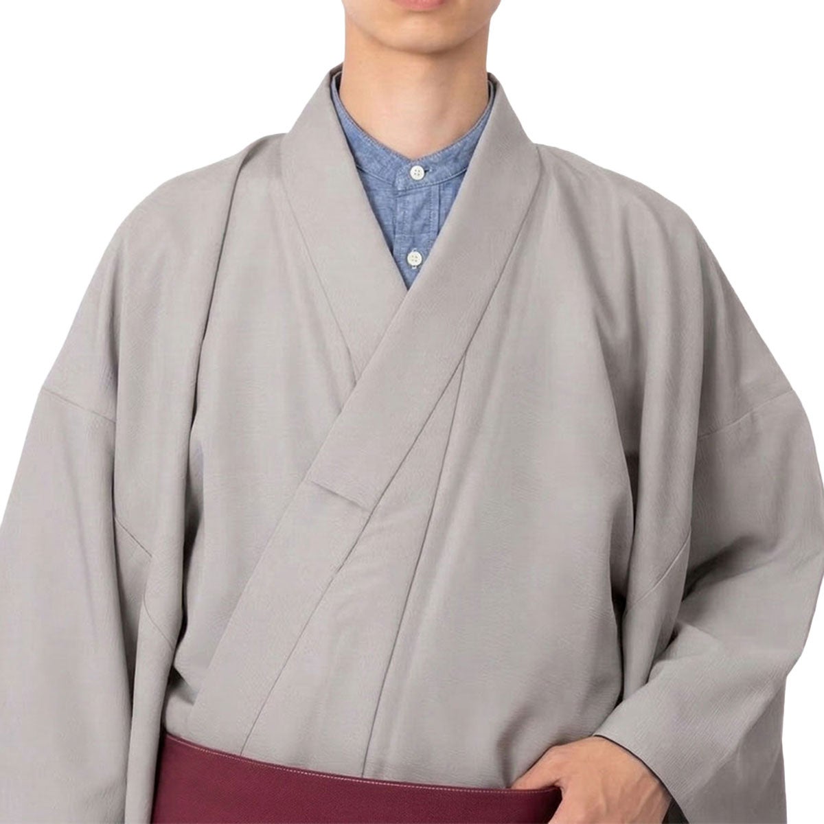 スタンドカラーシャツ