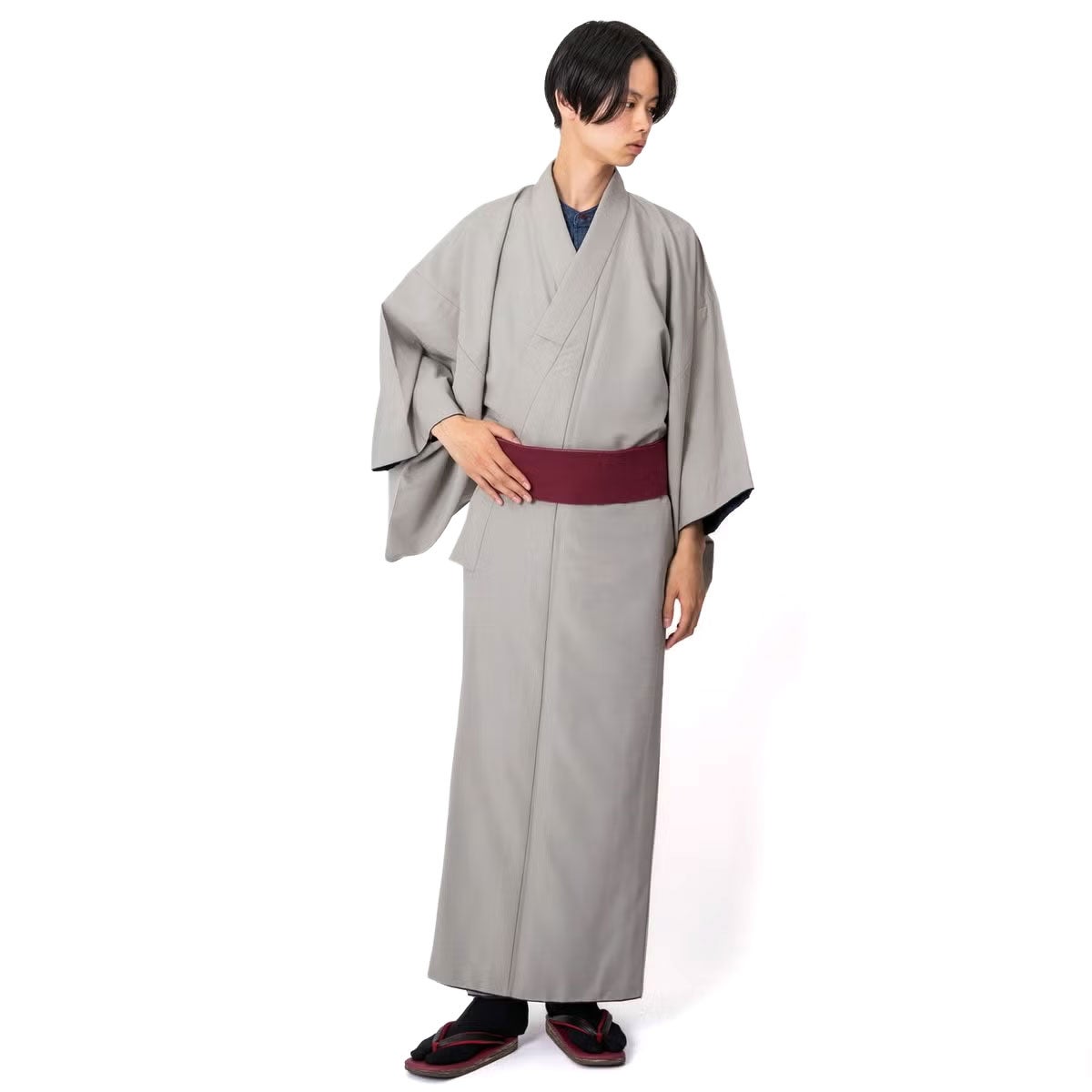 スタンドカラーシャツ