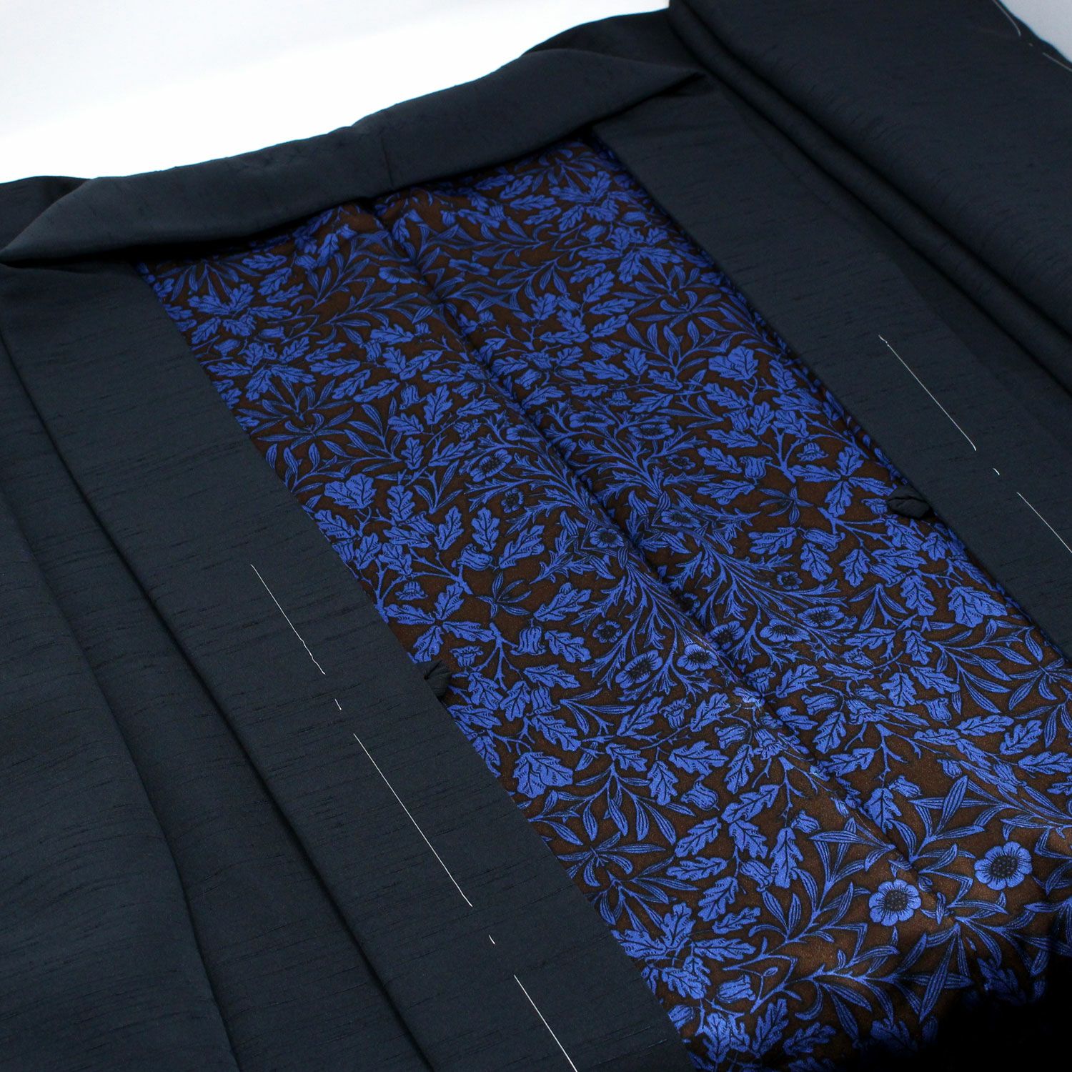 男羽織 洗える 袷 紬無地