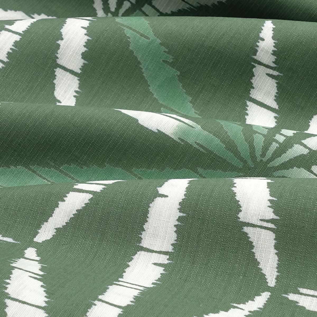 仕立てオーダー浴衣 注染 麻の葉 緑