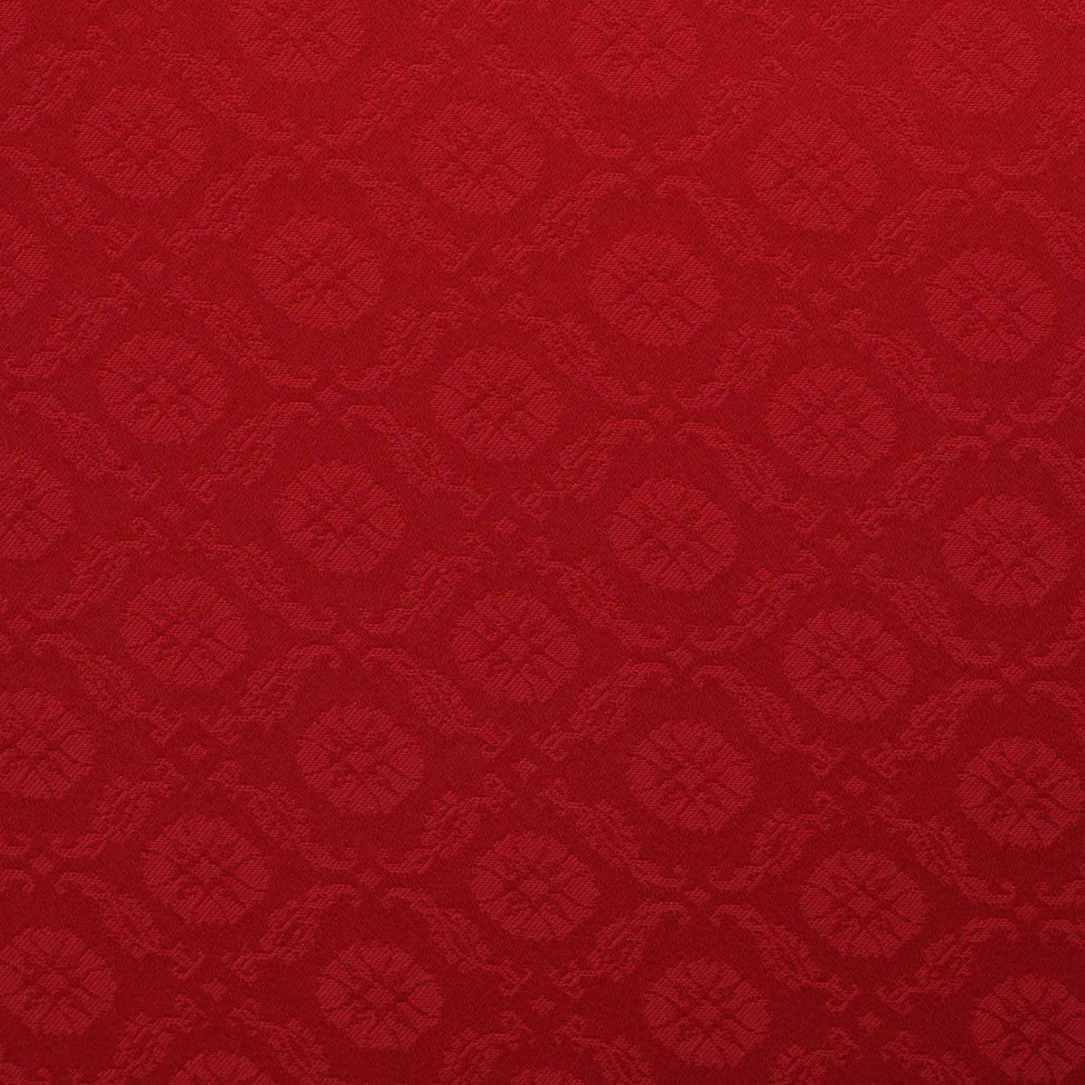 仕立てオーダー着物(もしくは羽織) 洗える着物 小紋 葵 色無地 百華 紅