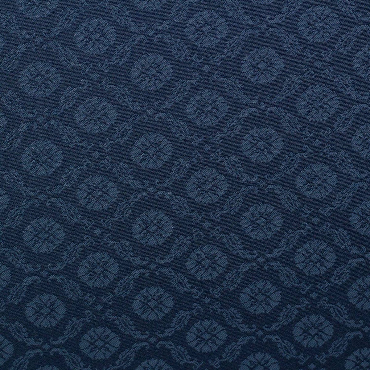 仕立てオーダー着物(もしくは羽織) 洗える着物 小紋 葵 色無地 百華 紺