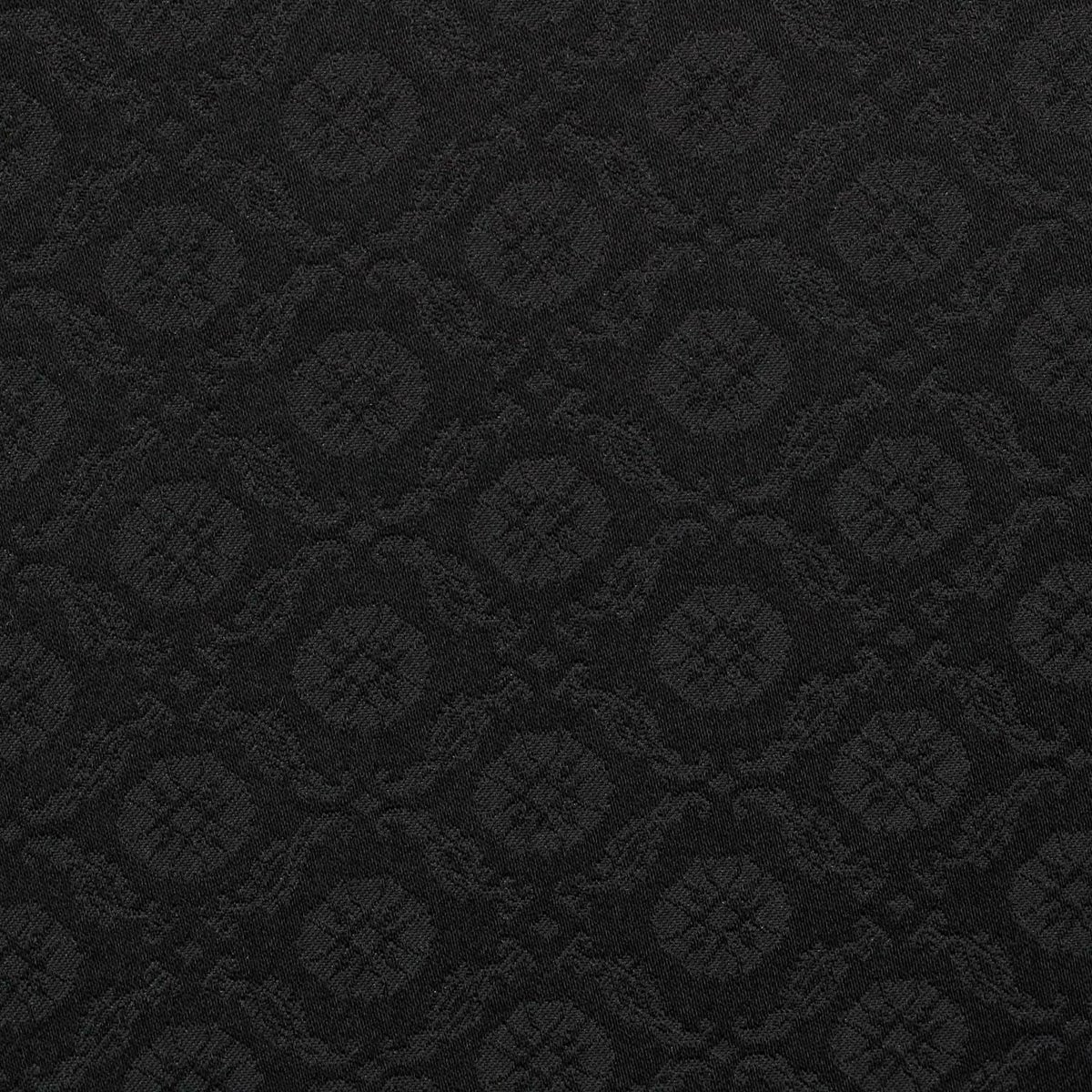 仕立てオーダー着物(もしくは羽織) 洗える着物 小紋 葵 色無地 百華 黒