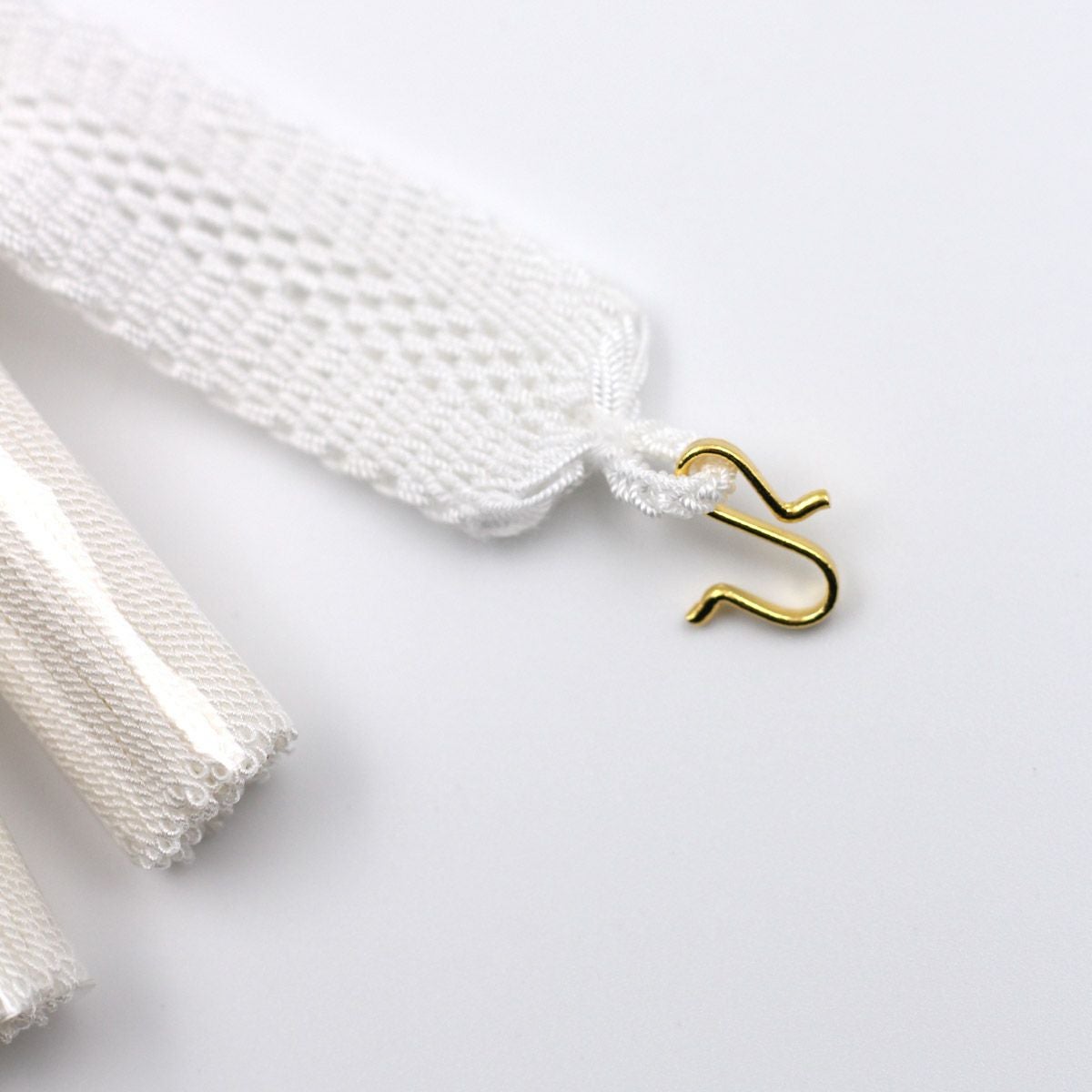 羽織紐 男 正絹 手組紐 平打ち 中尺 白カゴ