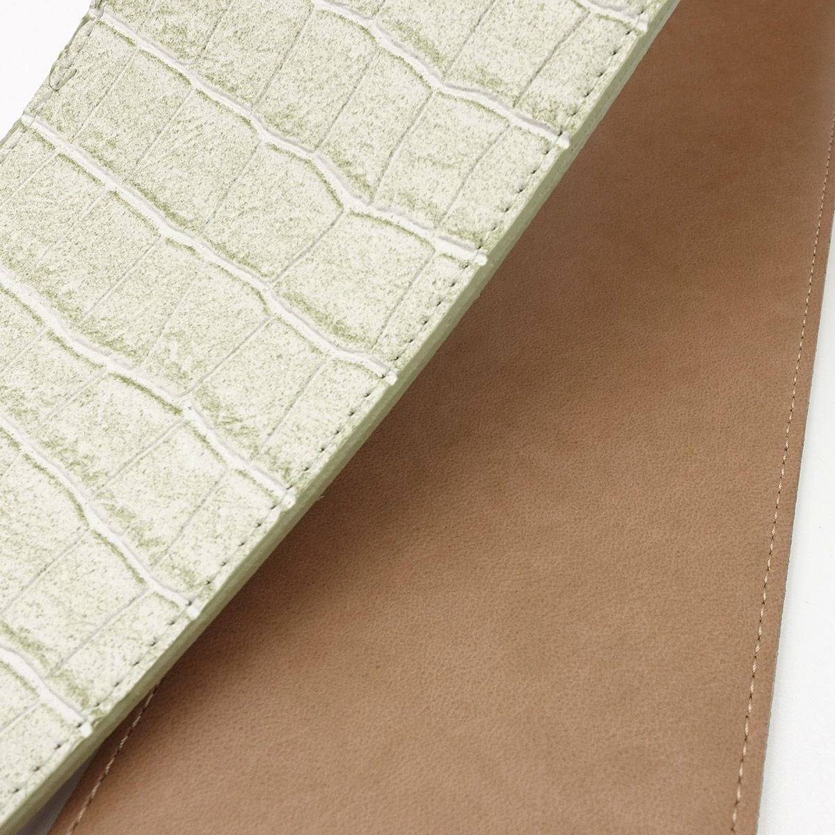 角帯ベルト フェイクレザー クロコダイル