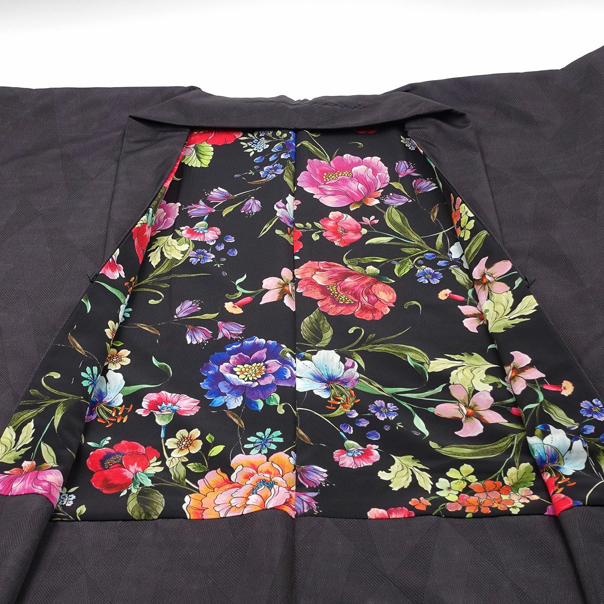 男羽織 洗える 袷 紬無地