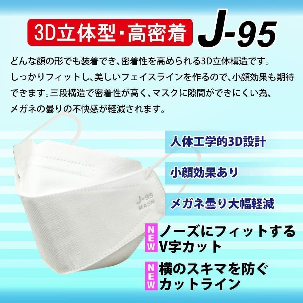 国産マスク J-95MASK【JIS規格】医療用マスク 30枚【個別包装