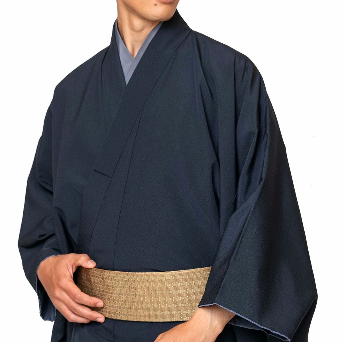 男着物 洗える着物 ちりめん