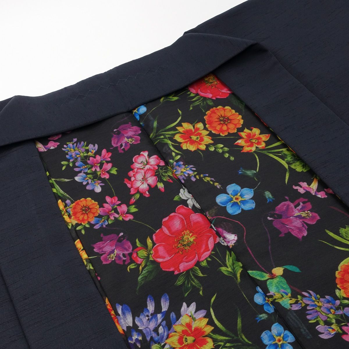 男羽織 洗える 袷 紬無地