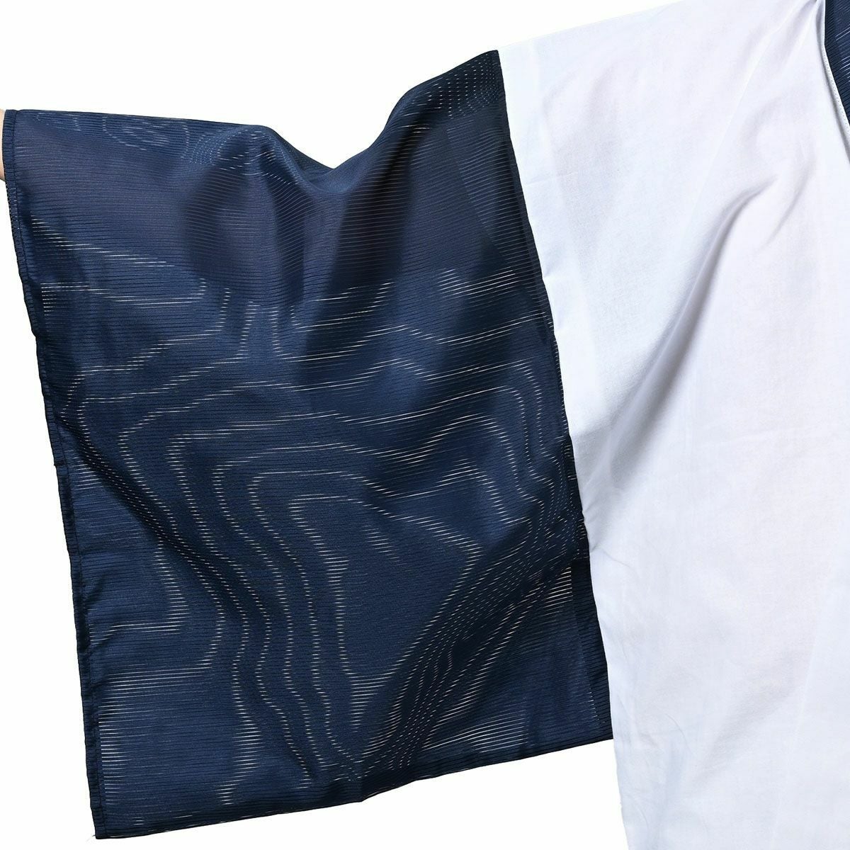 半襦袢 メンズ 洗える 絽 紺 M 訳あり