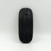 草履 印伝風 紗綾型 黒台 ラジアルウレタン底