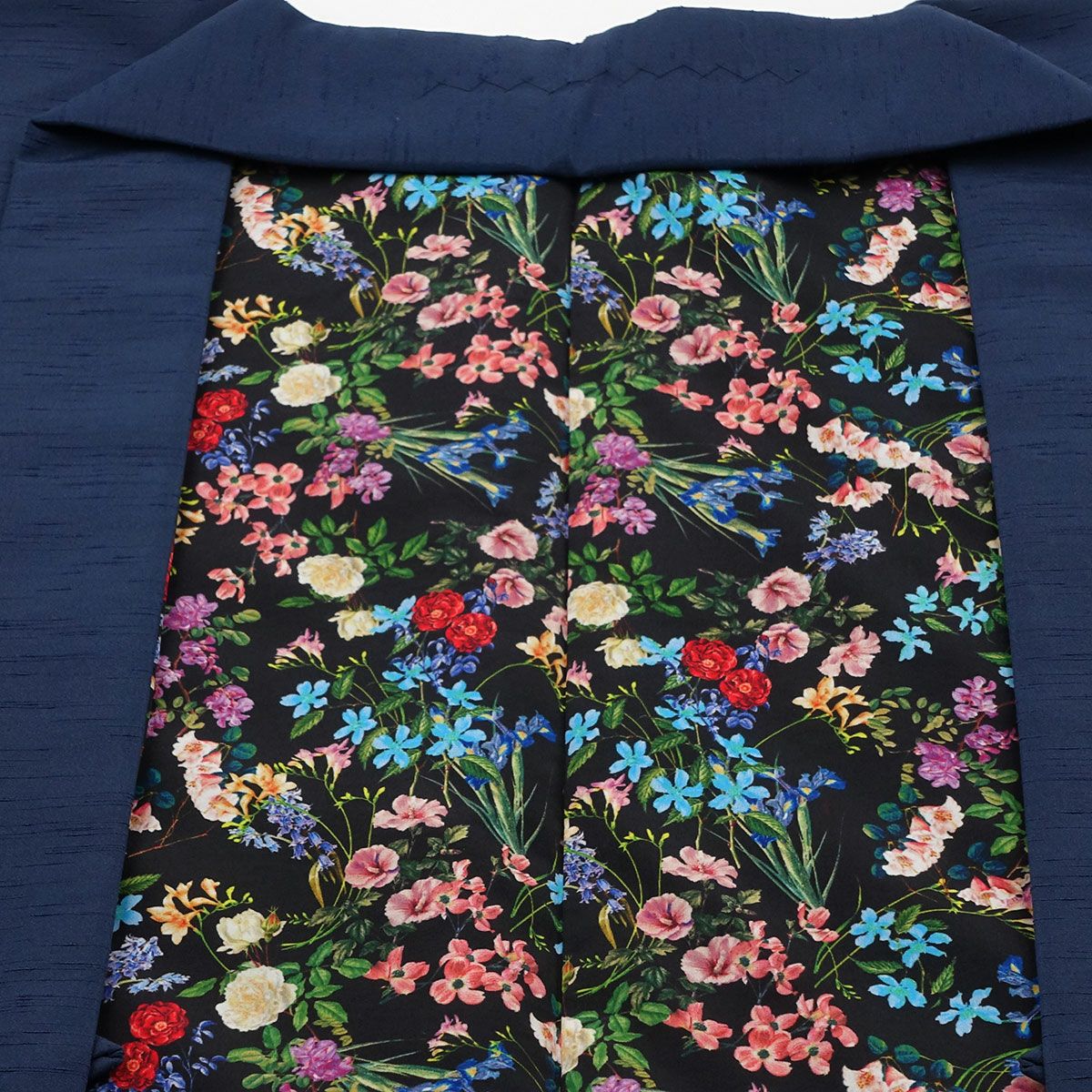 男羽織 洗える 袷 紬無地