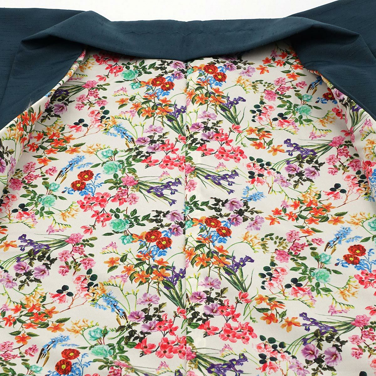 男羽織 洗える 袷 紬無地