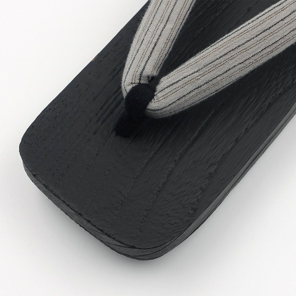 桐下駄 男物 グレー鼻緒