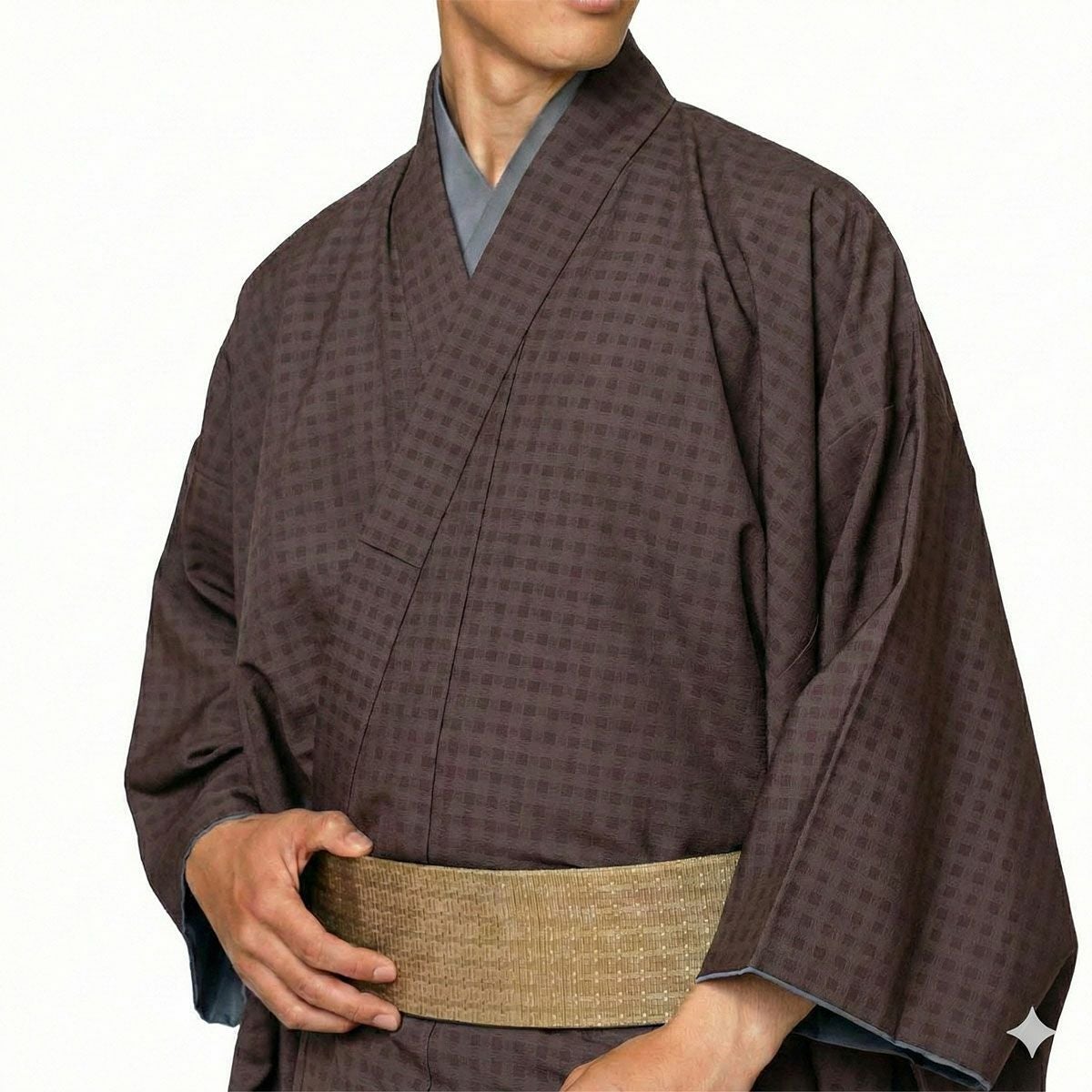 男着物 オーダー 仕立て 正絹 米沢織