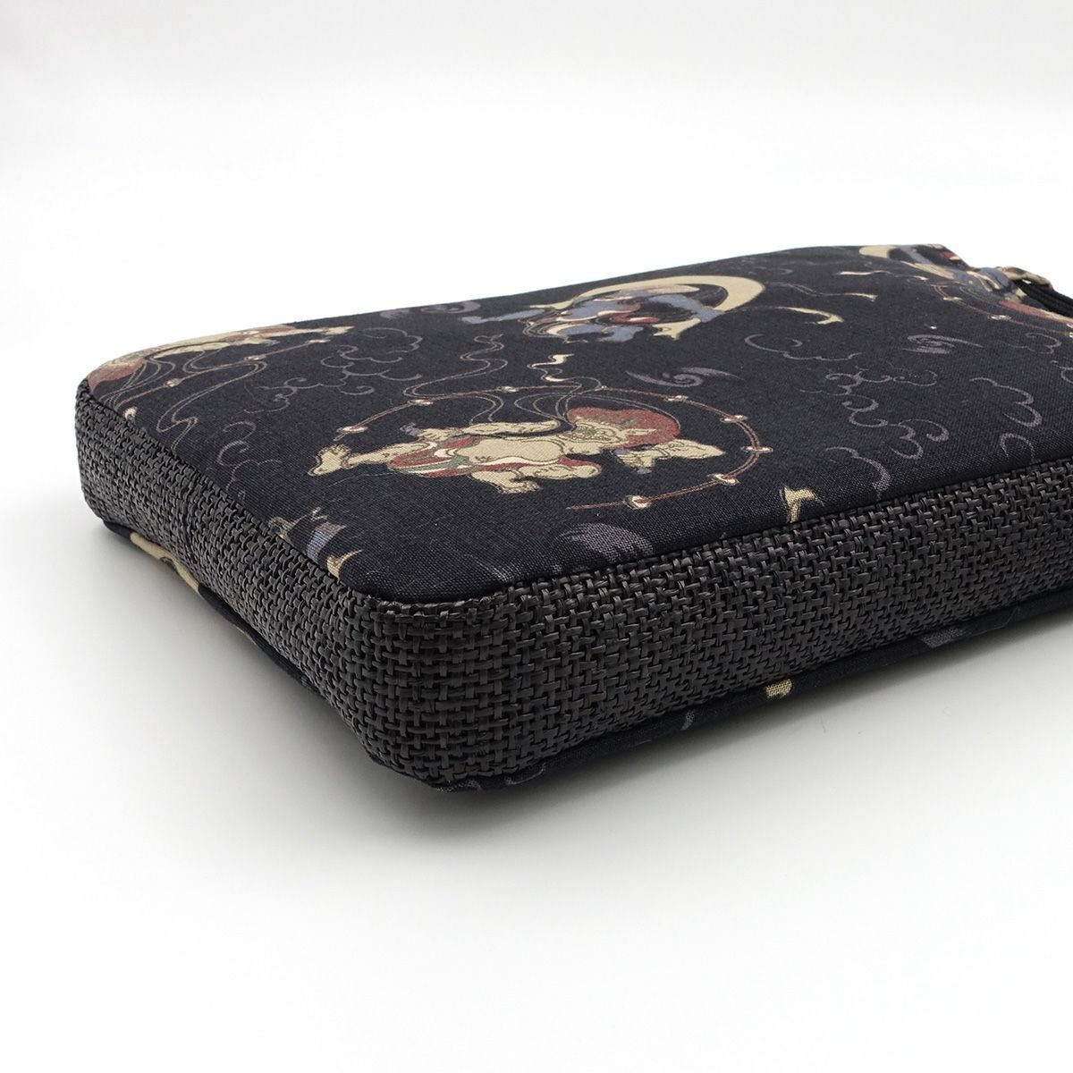 信玄袋 マチ付き 風神雷神 日本製