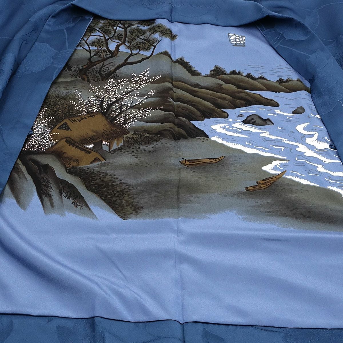 男羽織 正絹 袷 紋意匠