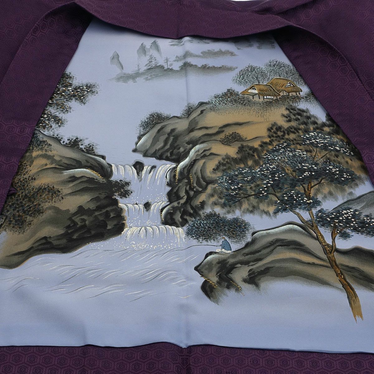 男羽織 正絹 袷 紋意匠