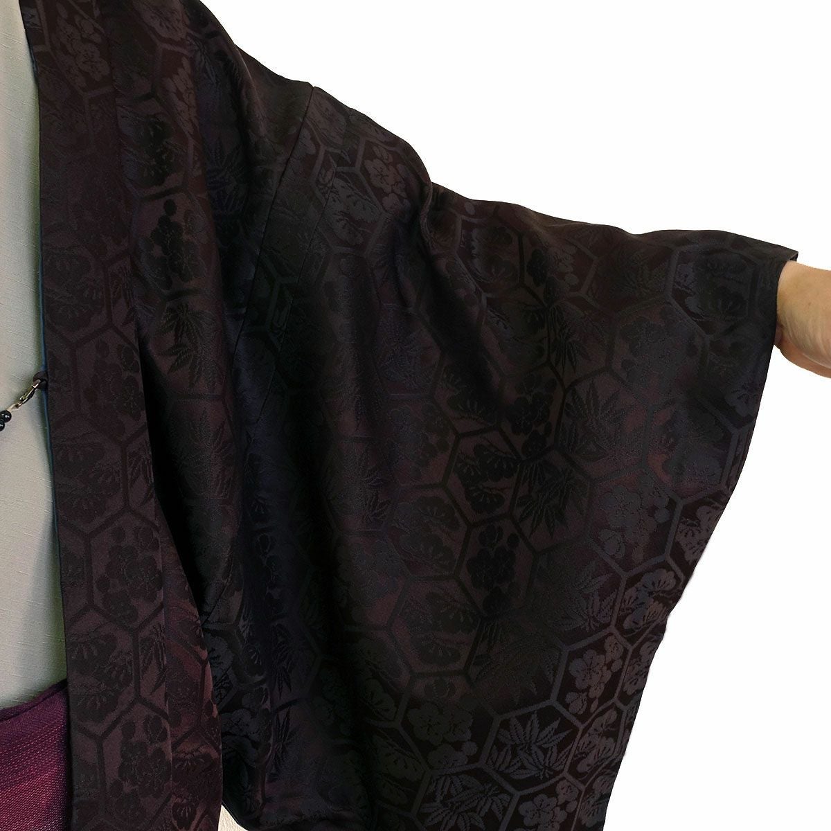 男羽織 正絹 袷 紋意匠