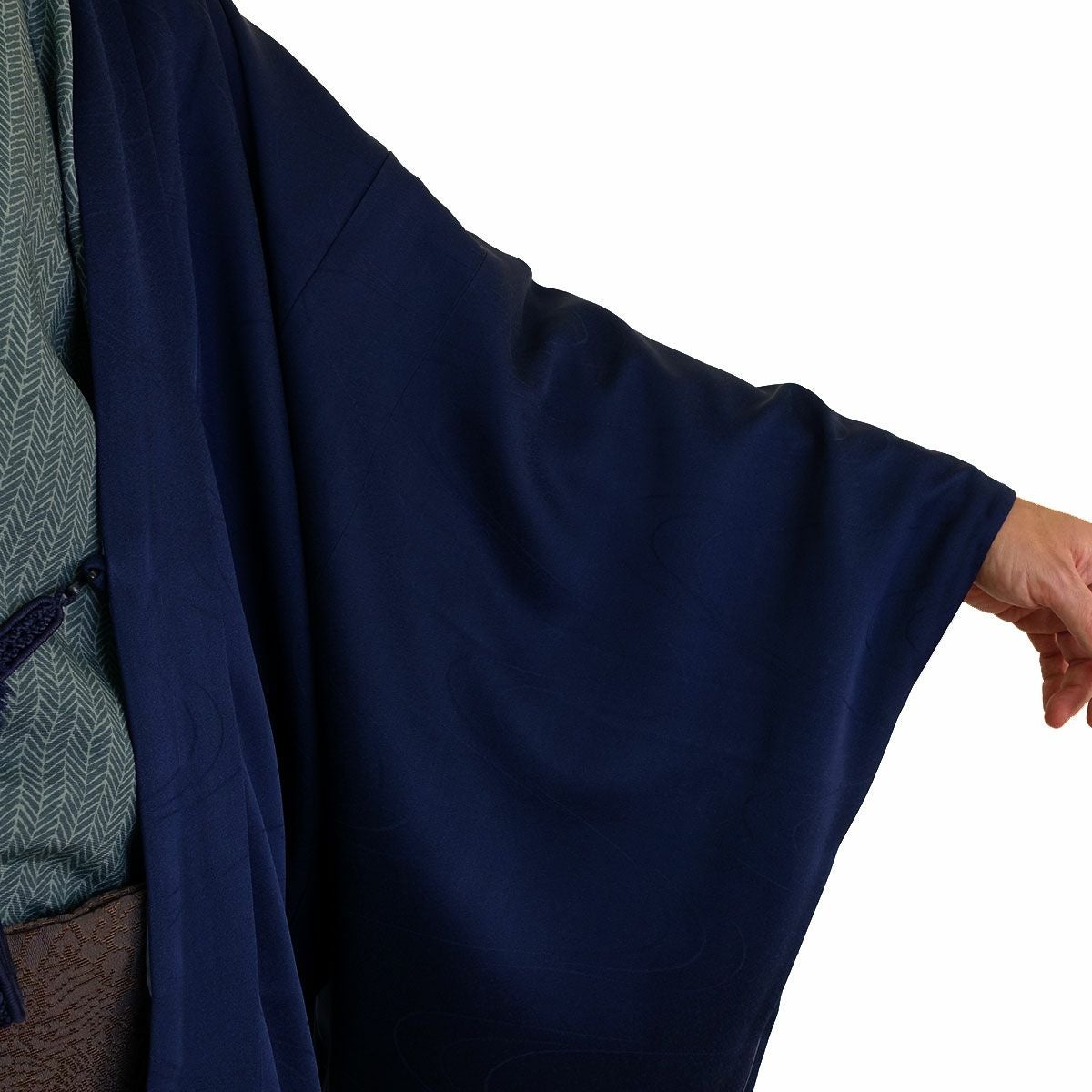 男羽織 正絹 袷 紋意匠