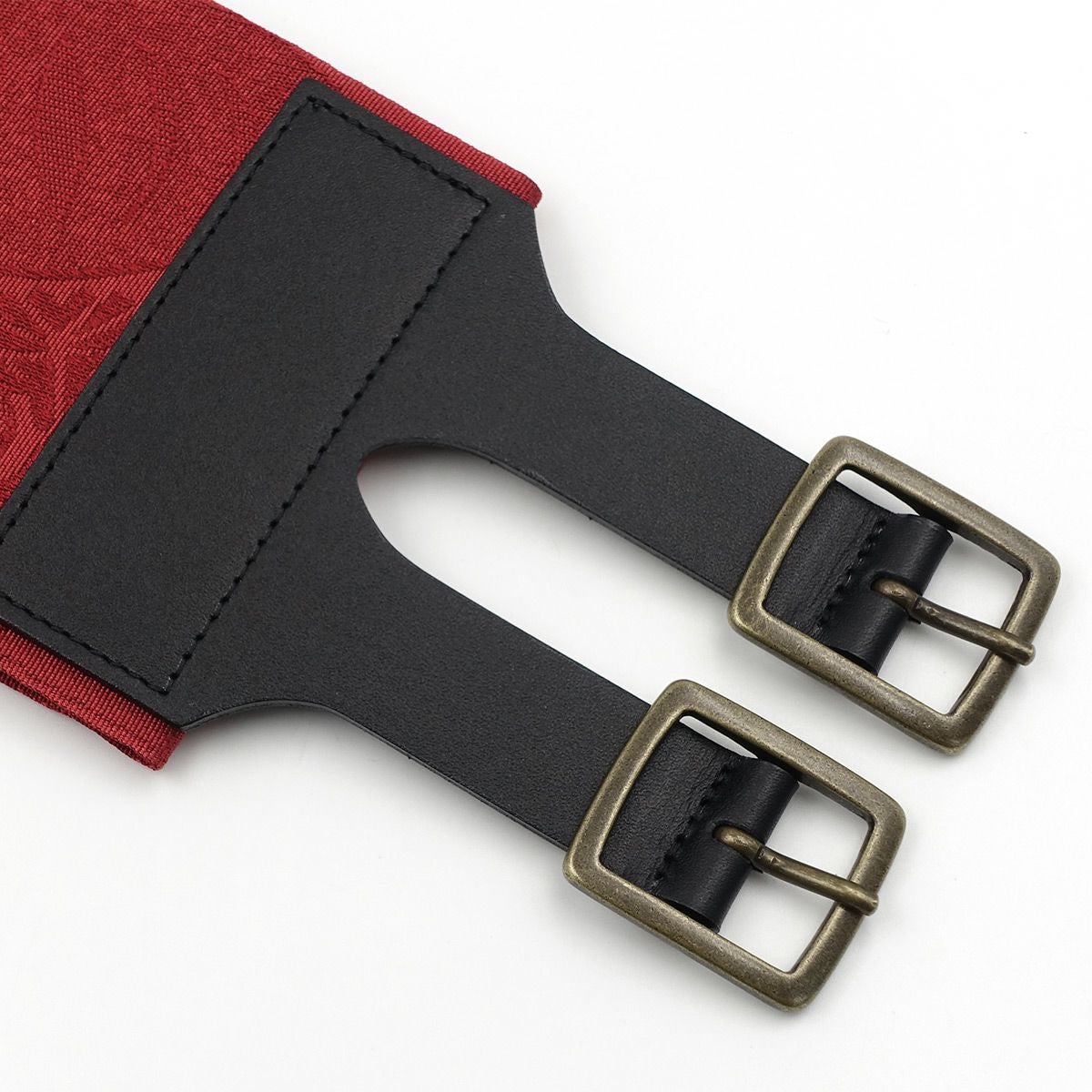 帯ベルト だるま 紗綾型 赤