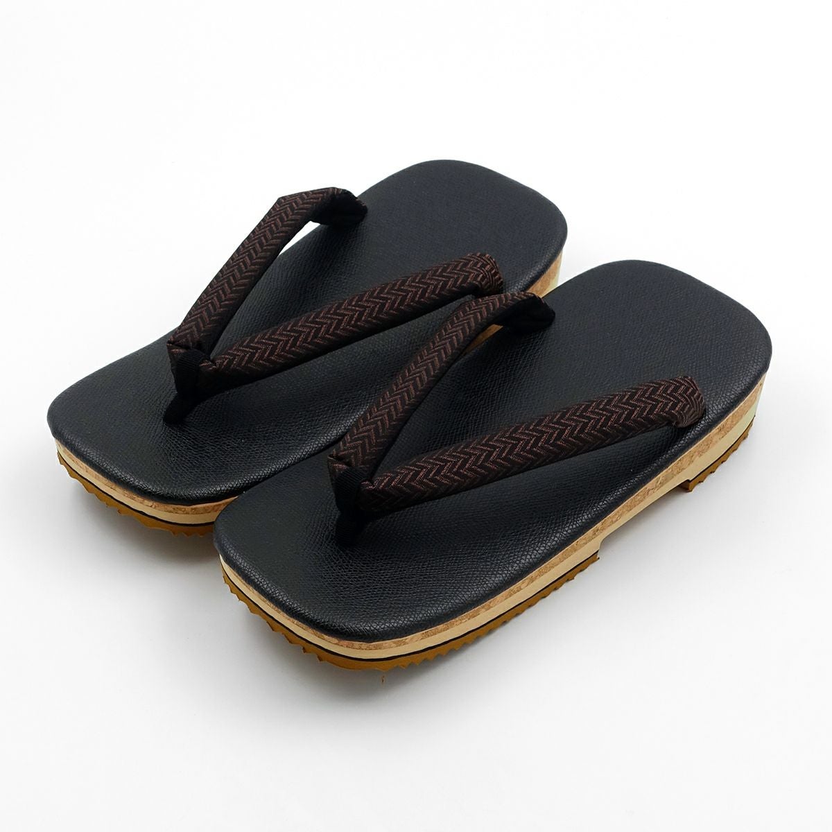 草履 メンズ ブラックEVA