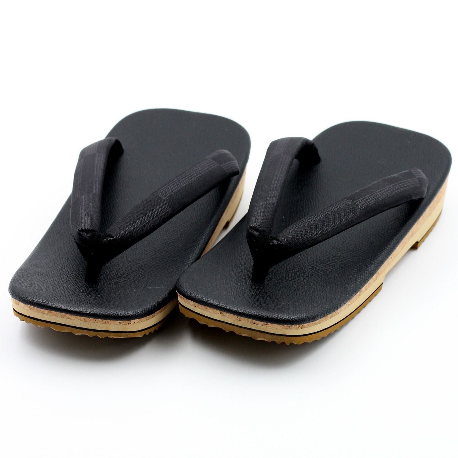 草履 メンズ ブラックEVA